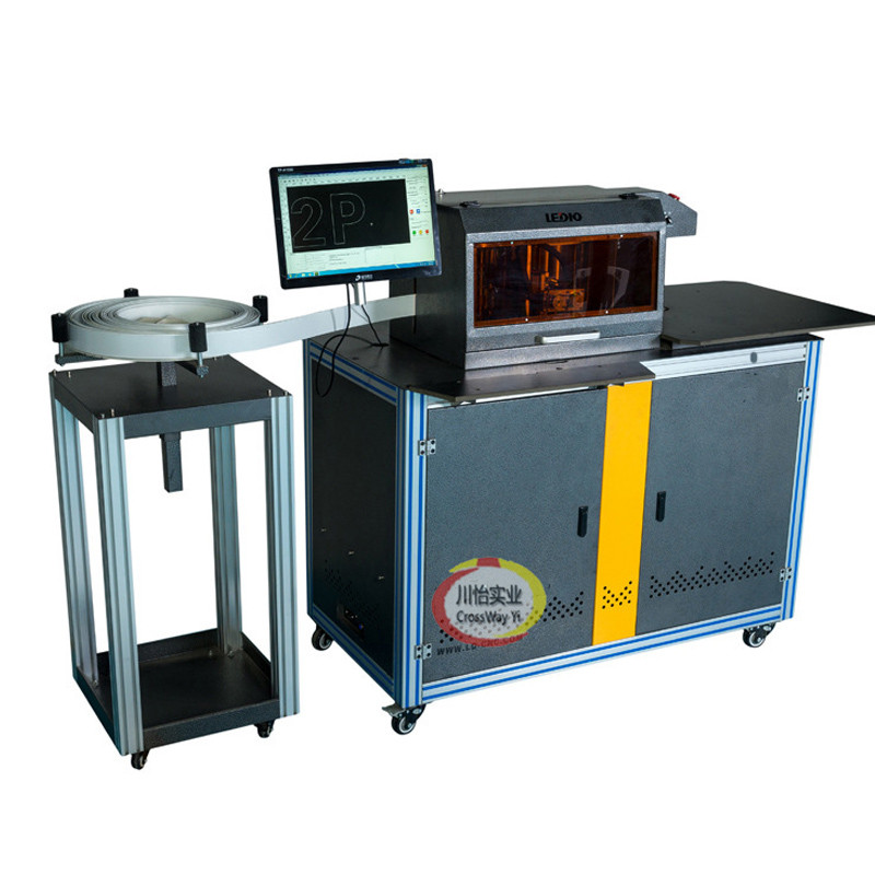 Mesin Bending Bentukan Huruf Baja Tahan Karat Aluminium Tanda 3D Otomatis CNC