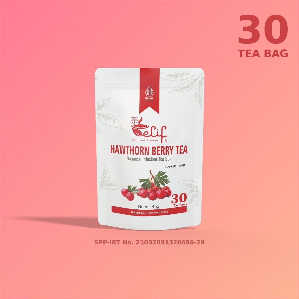 

ELIF TEA AND TISANE Hawthorn Berry Tea Teh Hawthorn Berry Kolesterol Hipertensi Nyeri Dada Jantung