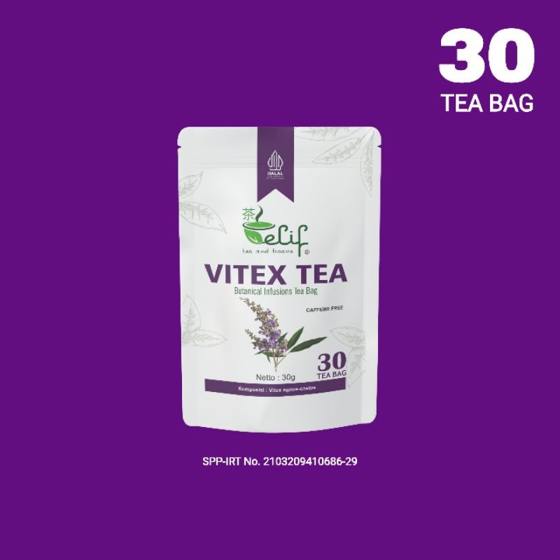 

ELIF TEA AND TISANE Vitex Tea Vitex Berry Vitex Agnus-Castus Chasteberry 30 Tea Bag [PREMIUM]