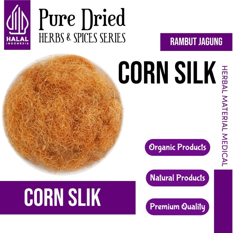

ELIF TEA Big Size Organic Corn Silk Tea / Stigma maydis Tea / Teh Sutra Jagung [PREMIUM]