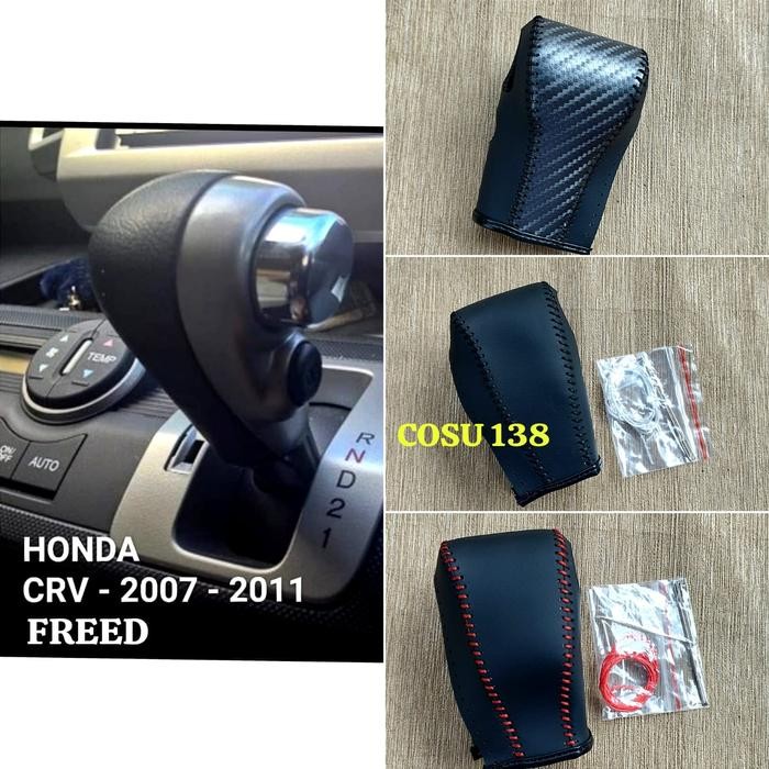 Honda CRV 2007 - 2011 Honda Freed Sarung Shift Knob Matic Kulit Asli