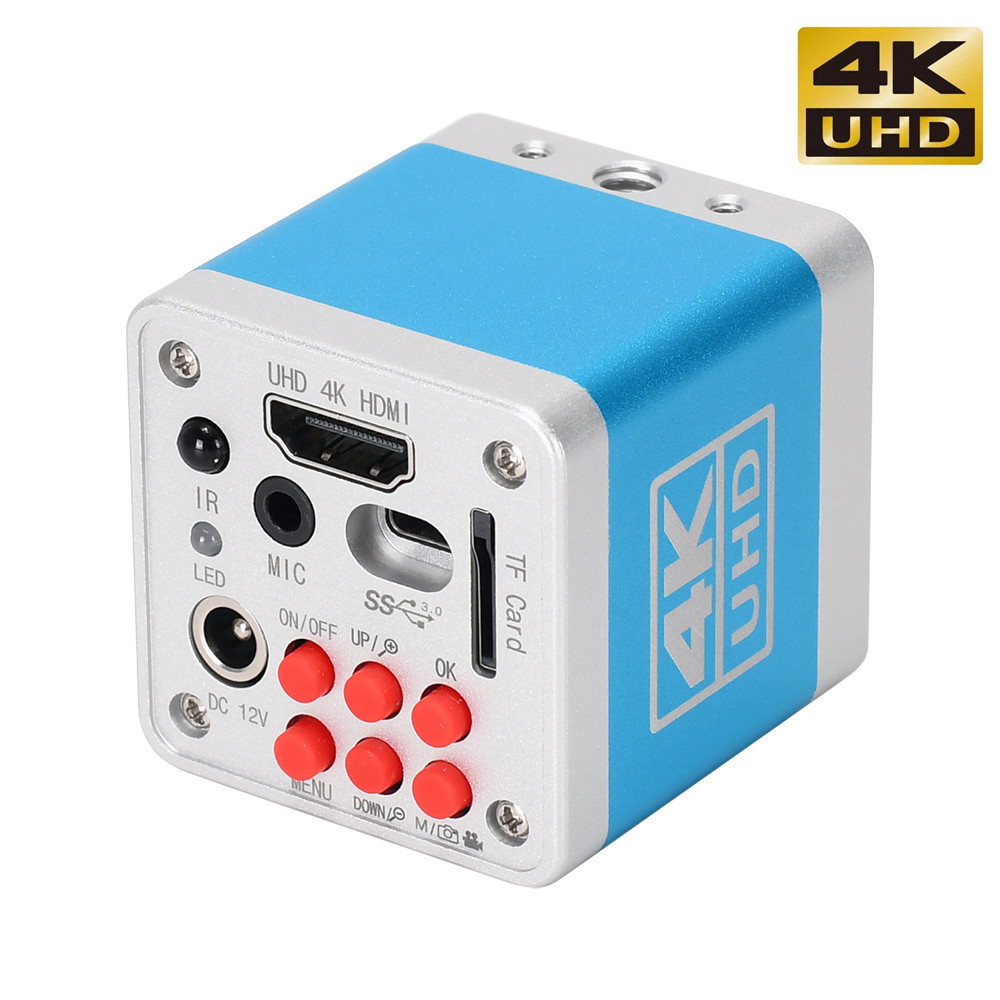 Mikroskop Digital 4K Sony IMX334 HDMI Tipe-C 3.0 1080P 60FPS Kamera Mikroskop Elektronik Industri un