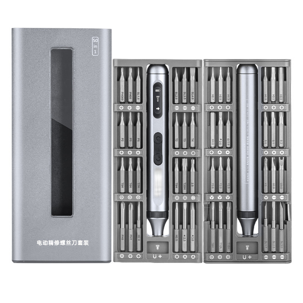 Obeng Listrik Presisi Tinggi Set Alat Perbaikan Listrik Pengisi Daya Tipe-c Obeng Multifungsi untuk 