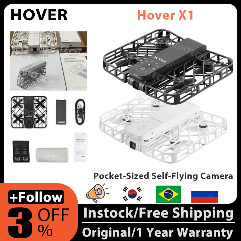 Kamera Hover X1 125G Drone Kamera Terbang Canggih Buka Kunci Portabel Dapat Dilipat Ultraringan Dron