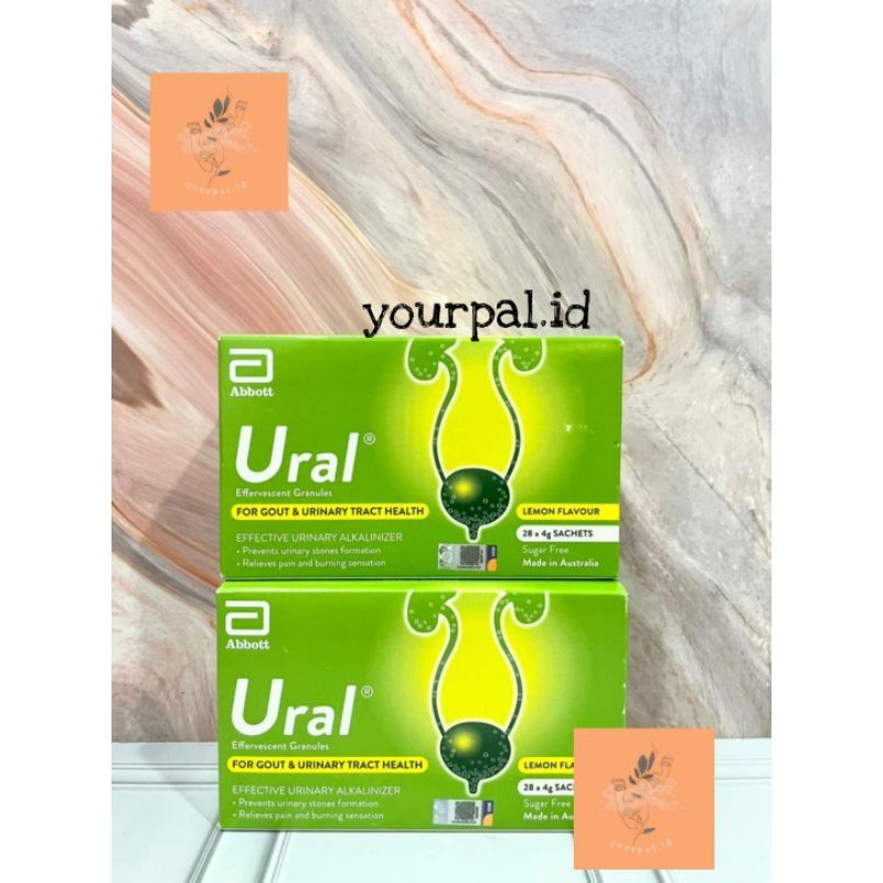Ural Effervescent Granules - 28 sachet/Lemon