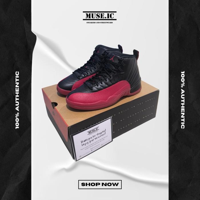 TERLARIS Air Jordan 12 Flu Game 2025 SALE