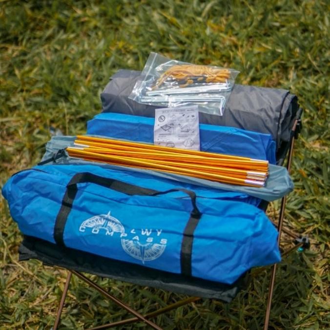 tenda doom kompas compass 2p 2 orang frame alloy alumunium