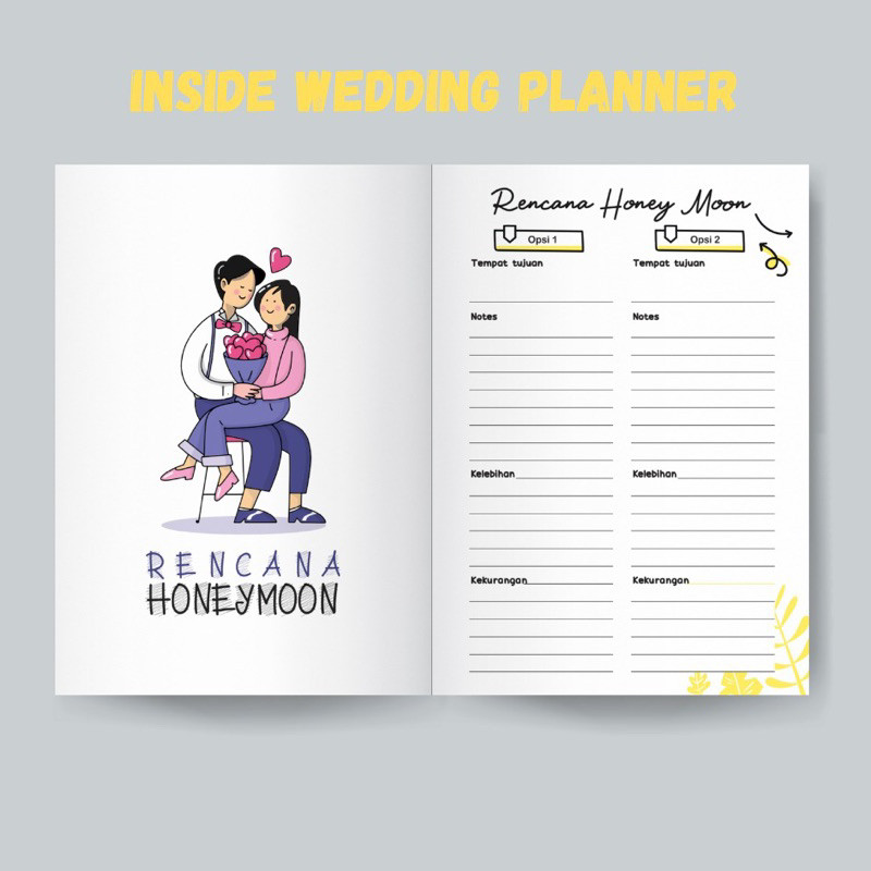 

Wedding Planner Book Ready Stock Hardcover A5