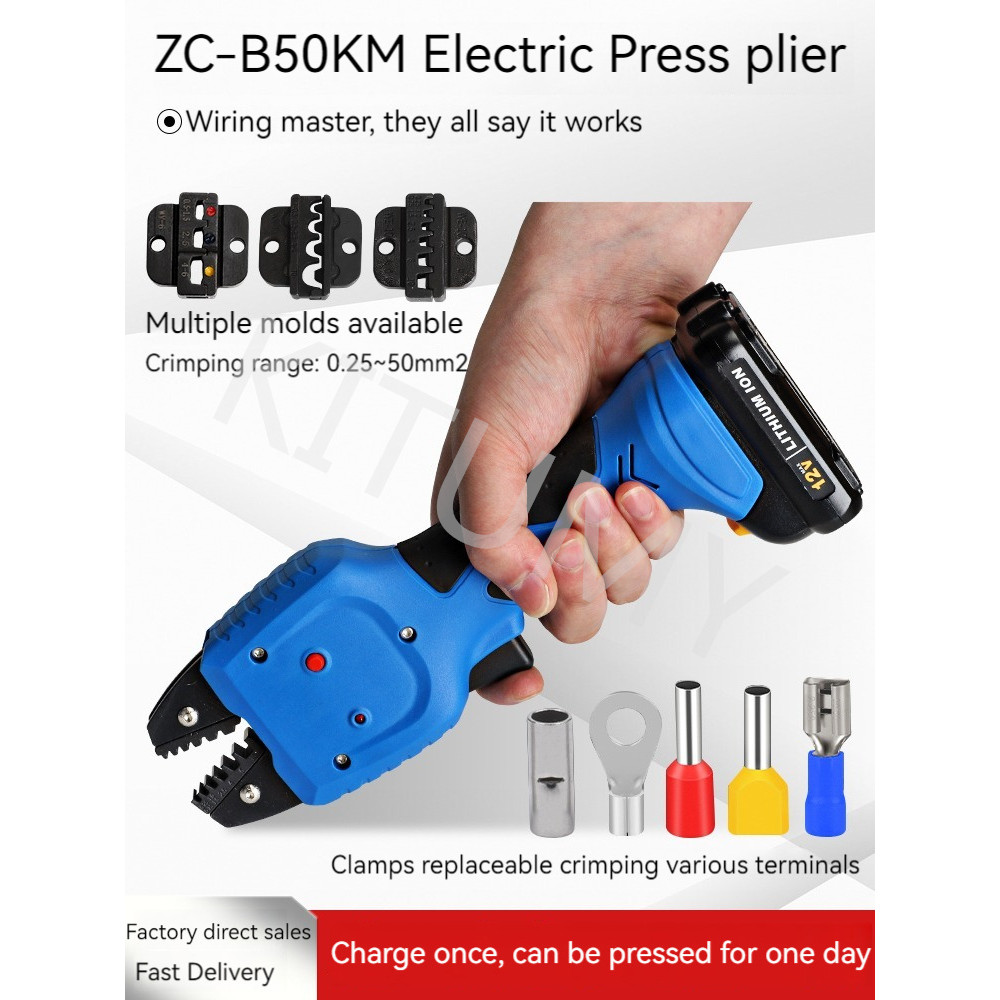 Ferramenta de friso elétrica terminal pré-isolado tipo tubo terminal nu friso ferramenta portátil re