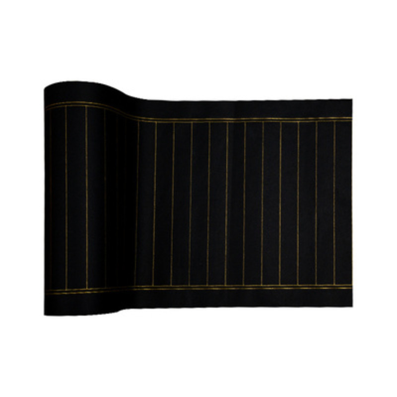 Bule Black Rolling Xuan Paper Brush Calligraphy Scriptures Copying Raw Xuan Paper Golden Line Half R