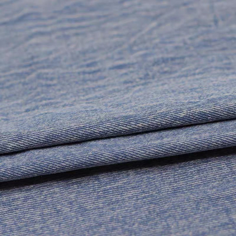 Washed Cotton Denim Fabric Make Old Texture By The Meter for Jeans Skirts Coats Bags Diy Sewing Clot