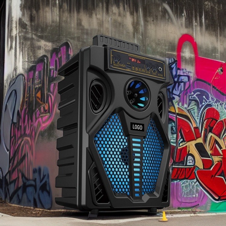 Mex - SPEAKER 8,8 INCH MURAH QS-7807 HIGH POWER BLUETOOTH SPEAKER OUTDOOR PORTABLE PORTABLE K SONG