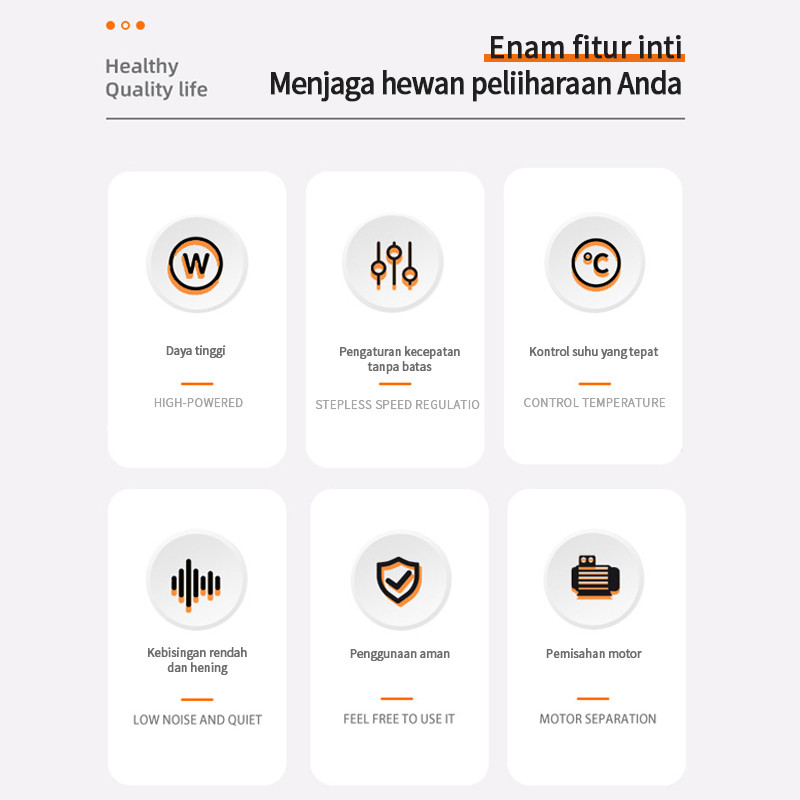 Fur Babies Epic Finds 2800W Pet Blower Pet Dryer Kucing Blower Anjing Dryer Blower Pengering Rambut