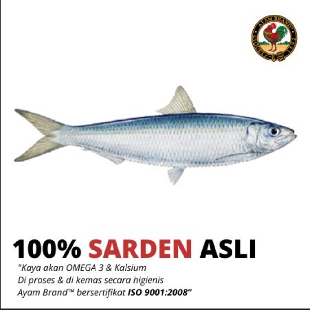 

Ayam nd - Ikan Mackerel Kaleng Bulat Saus Tomat 24 pcs 425gr