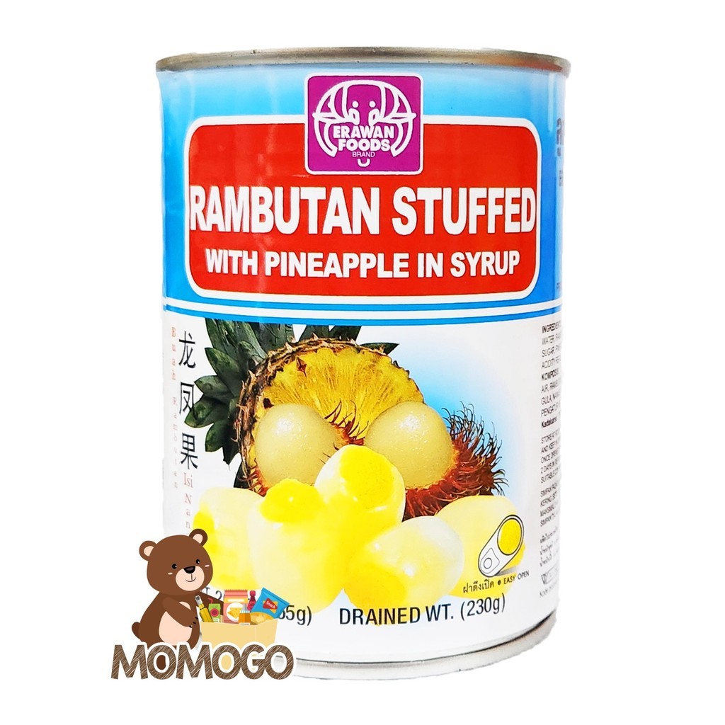 

ERAWAN RAMBUTAN STUFFED WITH PINEAPPLE IN SYRUP 565GR