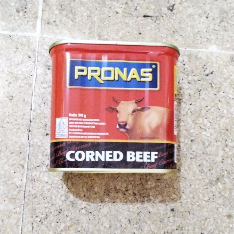 

Pronas Kornet Daging Sapi 340g Dus / Pronas Corned Be Karton / Pronas Kornet Kaleng Daging Sapi