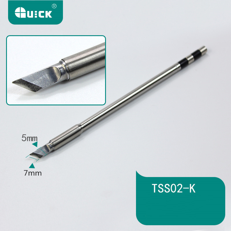 Quick Crack TS1200A Tip Conical Type Lead Free Solder Iron Tip For TS1200A TS-K