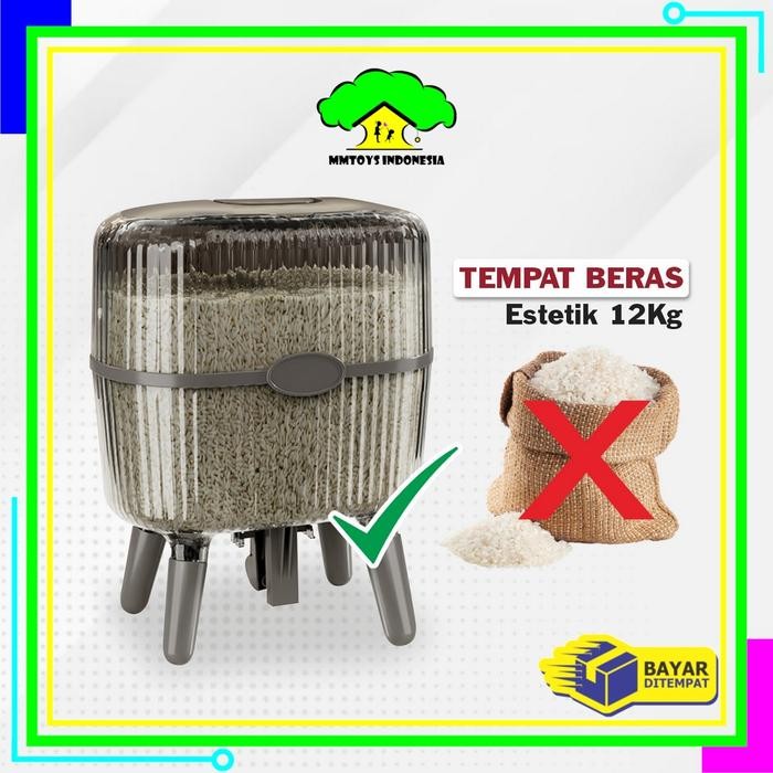 

Terlaris Mi-C841 Dispenser Beras 12Kg Tempat Beras Estetik / Kotak Penyimpanan