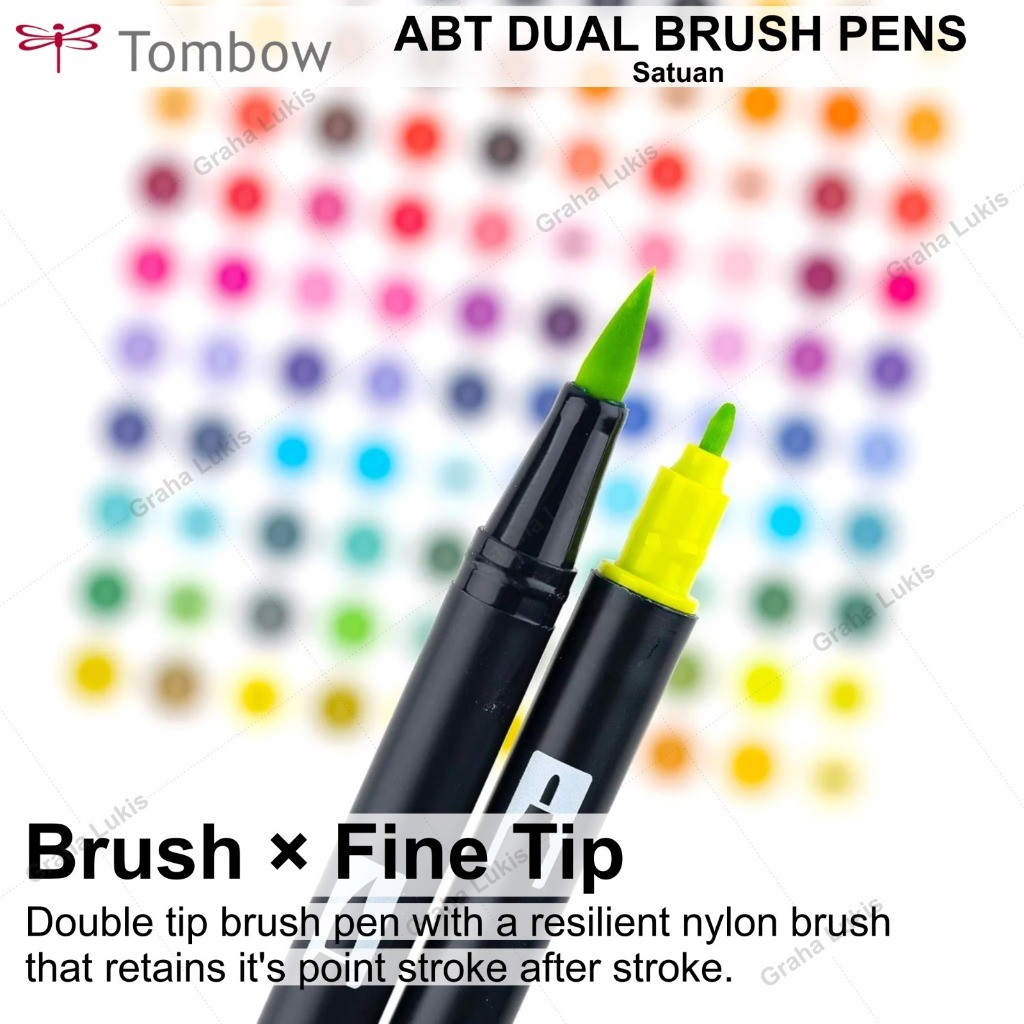 

Tombow Dual Brush Pens ABT - SATUAN Buy 2 Get 1 ABT Pro