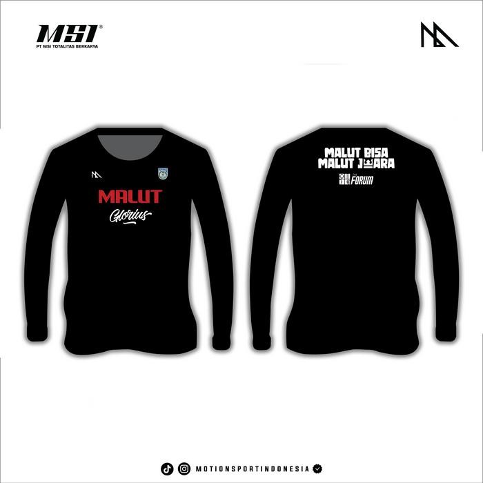 Shooting Shirt Basket MSI - Maluku Utara Black