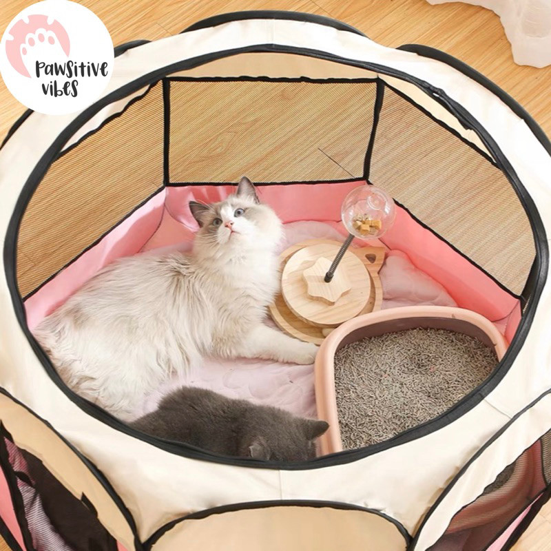 KANDANG LIPAT PORTABLE - KANDANG KUCING BESAR - RUMAH KUCING UNTUK MELAHIRKAN JUMBO TENDA ANJING