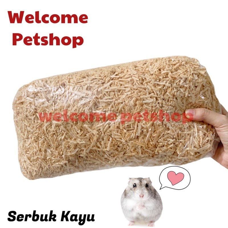 SERBUK KAYU HAMSTER / SERBUK KAYU KANDANG HAMSTER / KEBUTUHAN HAMSTER