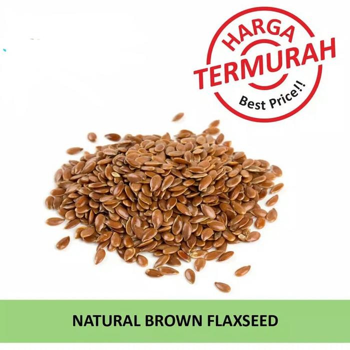 

YOUBBYSHOP ORGANIC BROWN FLAXSEED 1KG - FLAX SEEDS FLAXSEEDS FLAX SEED BIJI RAMI