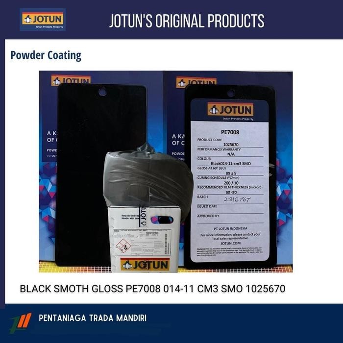 Powder Coating Jotun Hitam Smooth Gloss PE7008 Black014-11-cm3