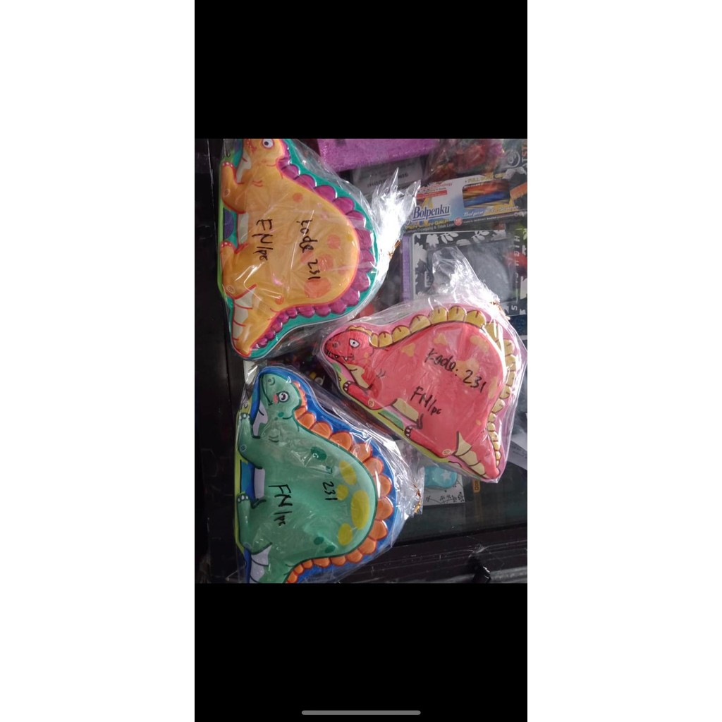 Celengan Dinosaurus Besar Gembok Kode 505