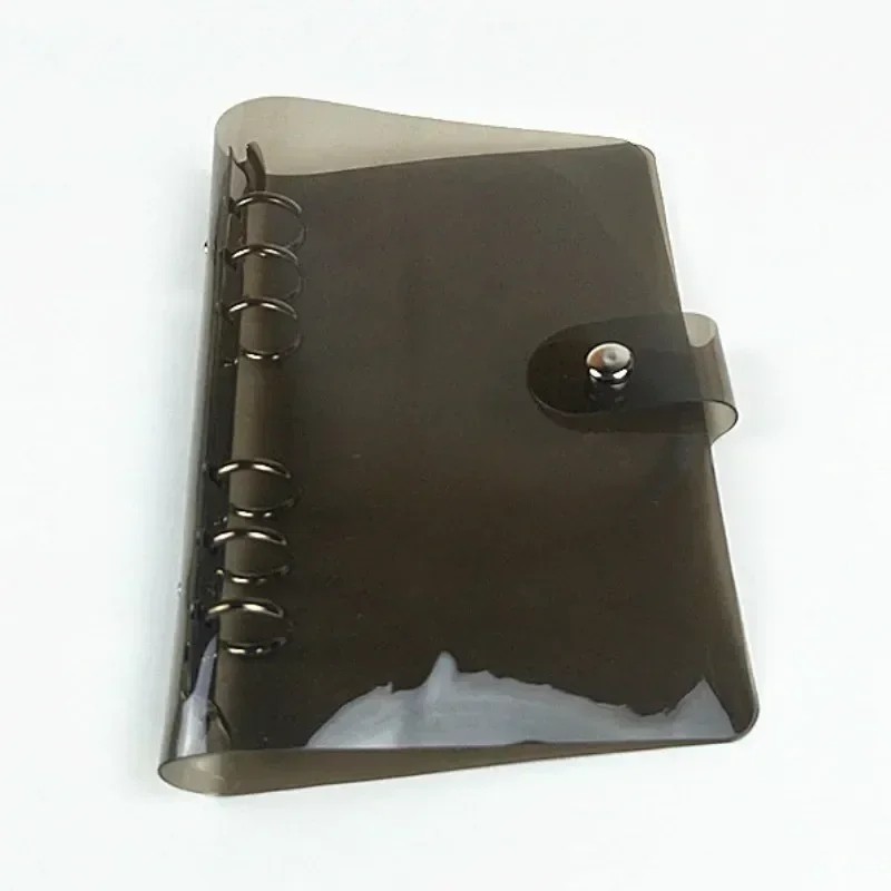 

2025 A5/A6/A7 Transparent Notebook Cover Plastic Clip File Folder Notebook Loose Leaf Ring Binder