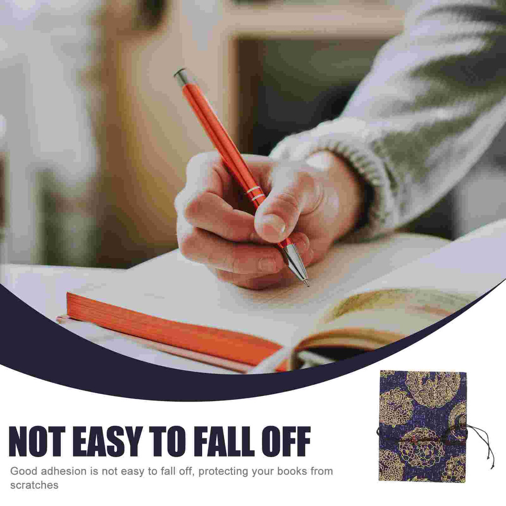 

Book Cover Retro Decor Exquisite Protector Pouches Delicate Cloth Covers Fabric Printing Multi-Use