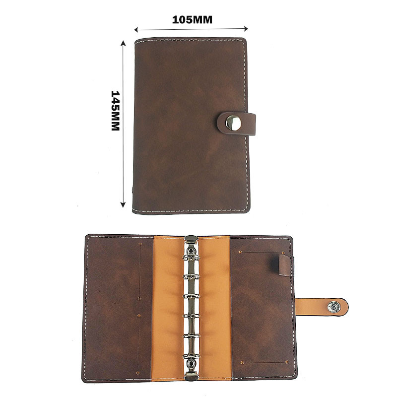 

A7 Notebook Case Hand Book Cover Pocket Book Loose-Leaf Notebooks And Journals Budget Binder Planner