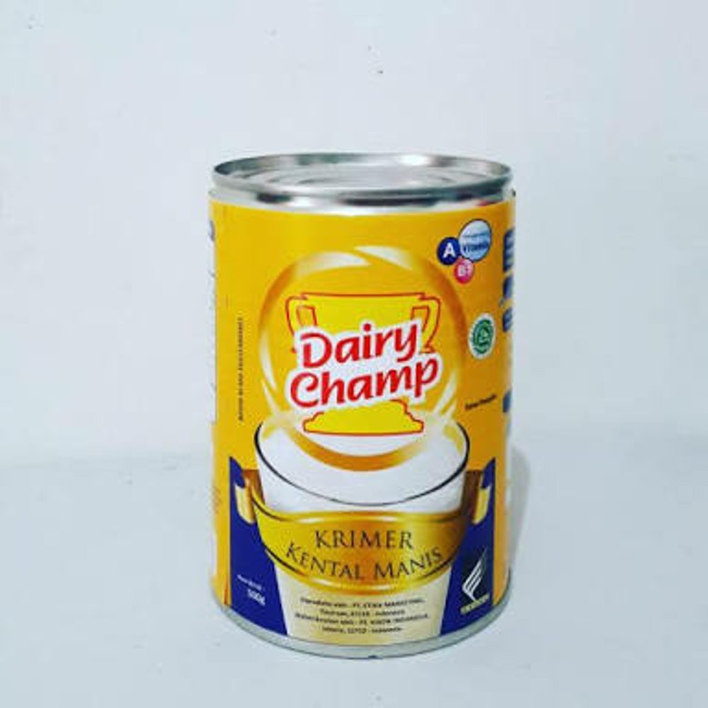 

Dairy Champ 480gr 1 KARTON isi 48 Kaleng Susu Krimer kental manis