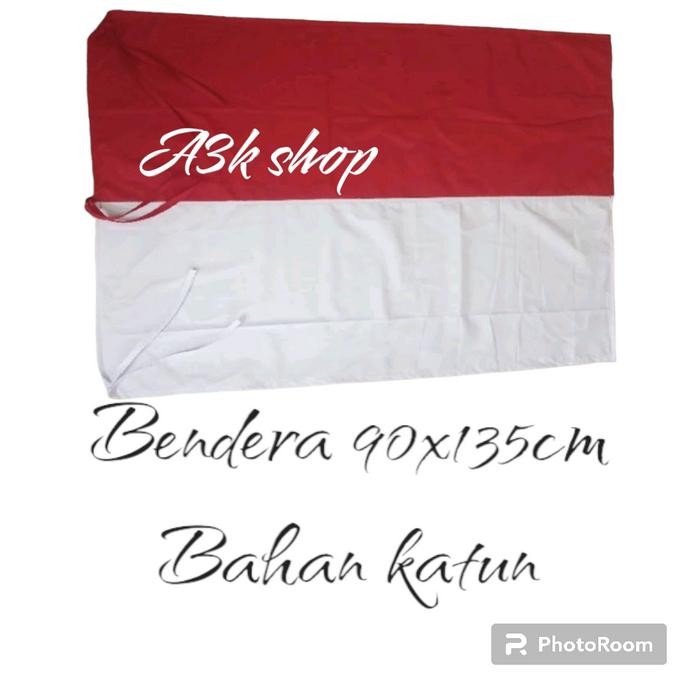 

Flagers - Bendera Merah Putih 90X135Cm Bahan Katun
