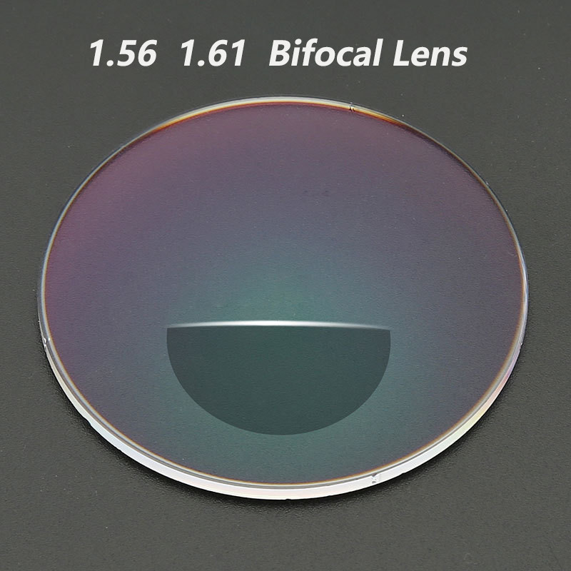 1.56 1.61 Bifocal Lenses Look Far And Near No Blind Zone Bifocal Optical Prescription Lenses Hmc Emi