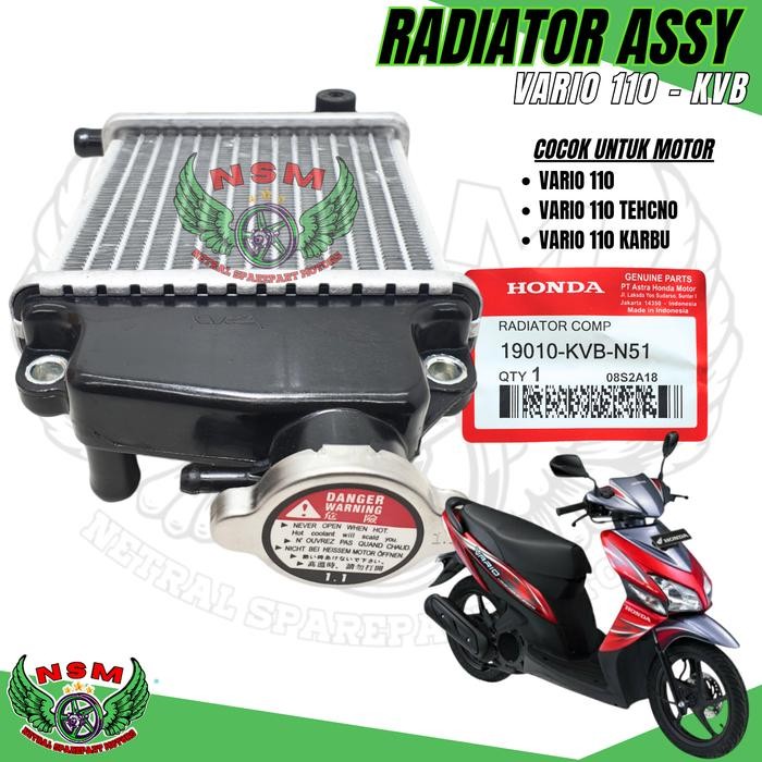 RADIATOR COOLANT ASSY HONDA VARIO 110 CW,VARIO 110 KARBU,VARIO 110 TECHNO