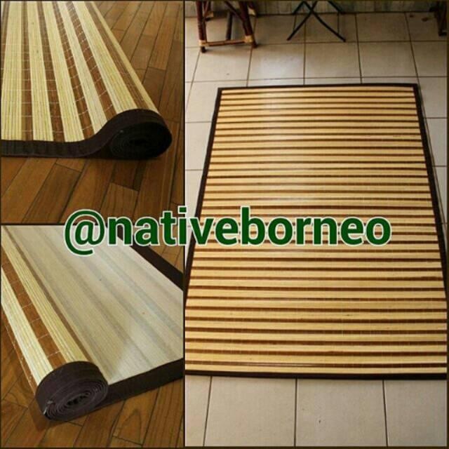 Saburina Motif 176 x 250 [O002] - Tikar Rumbia Motif, Tikar Rotan Saburina Motif, Tikar Kalimantan,