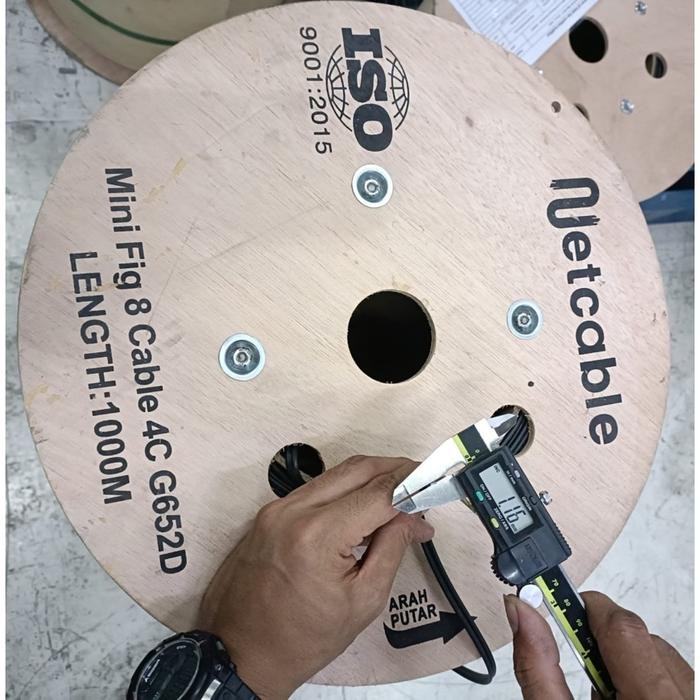 Diskon Kabel Fiber Optik Fo Mini Fig8 Fig 8 Panjang 1000M 1Km 2 Core 4 Core 6 Core