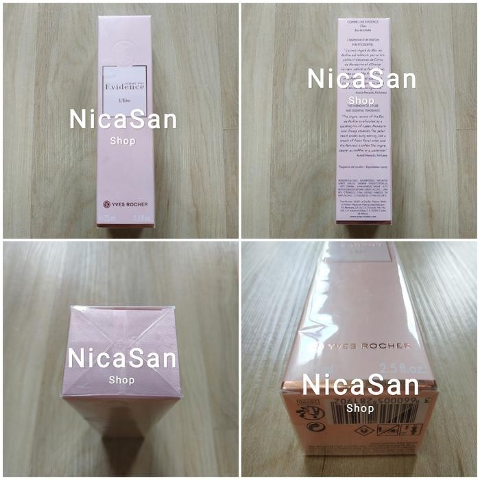 Yves Rocher EVIDENCE Eau de Parfum 100ml Parfum EDP