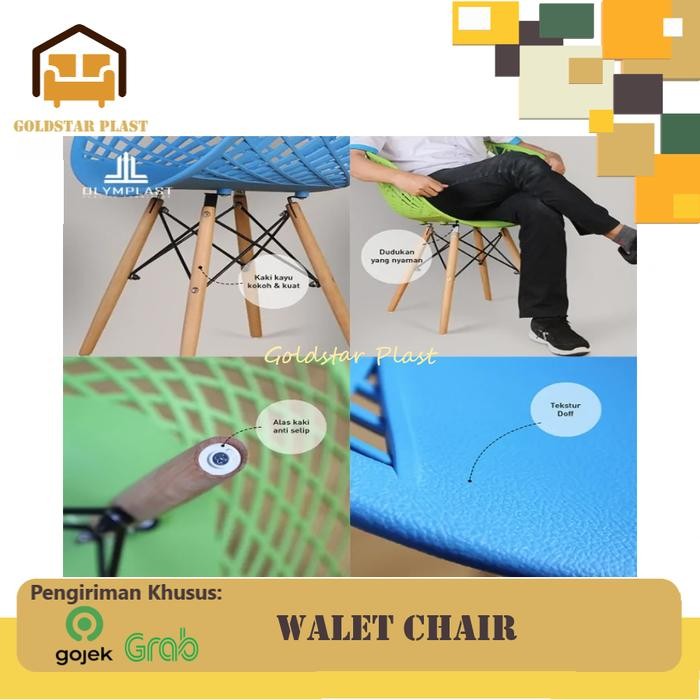 KURSI WALET/KURSI TERAS/KURSI CAFE/OLYMPLAST gjah