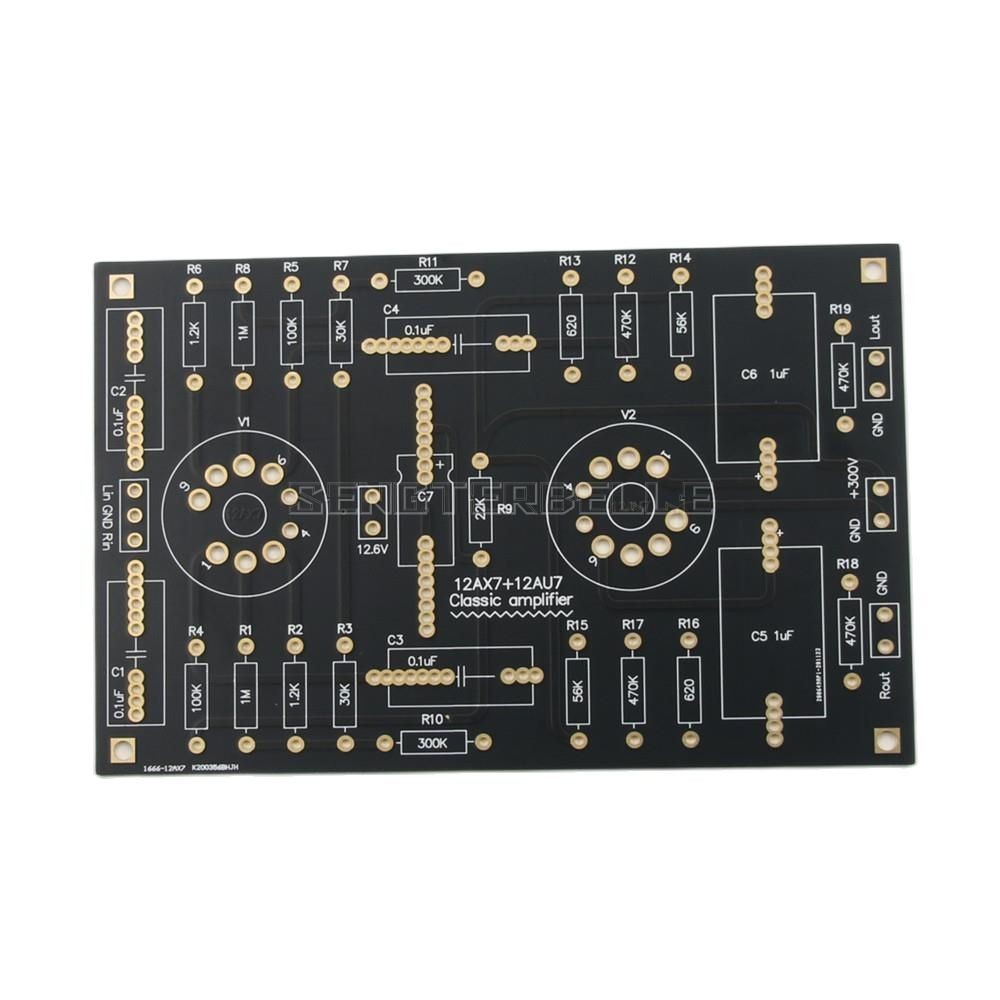 Reference Marantz M7 Circuit HiFi 12AX7 12AU7 Tube Preamplifier PCB