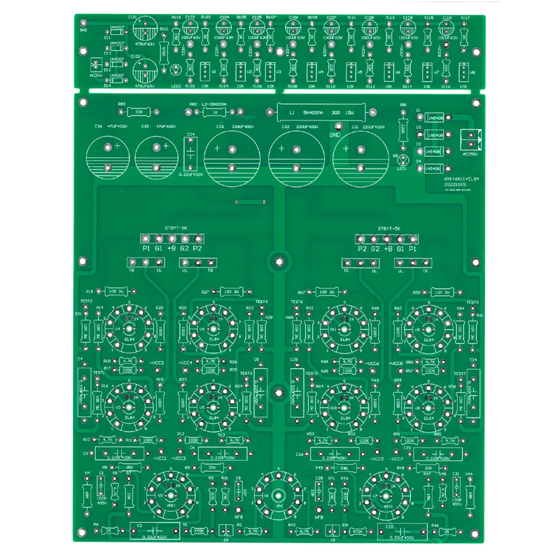 HUAJI Electronic Tube Tube Amplifier 6N1+6P14 Parallel Push-Pull Tube