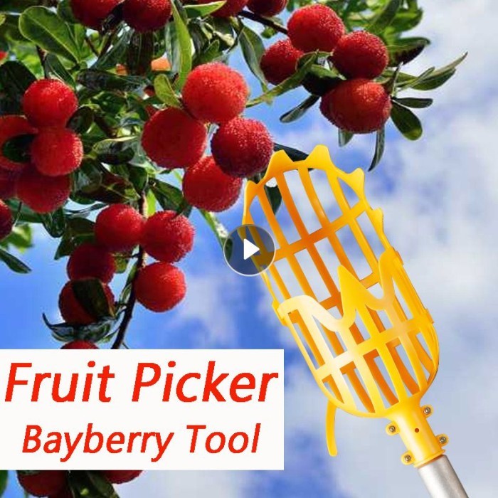 2PCS High-altitude Fruit Picker Garden Basket Fruit Picker Head P