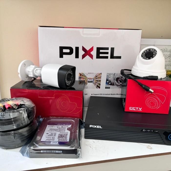 Terlaris Paket 4 Kamera Cctv Pixel Dvr 8Ch