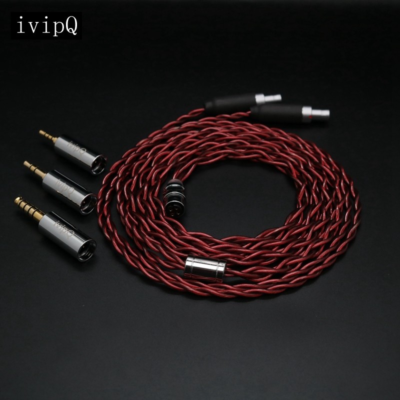 ivipQ Japan Imported 4-core High-purity Litz 7N OCC+Palladium +