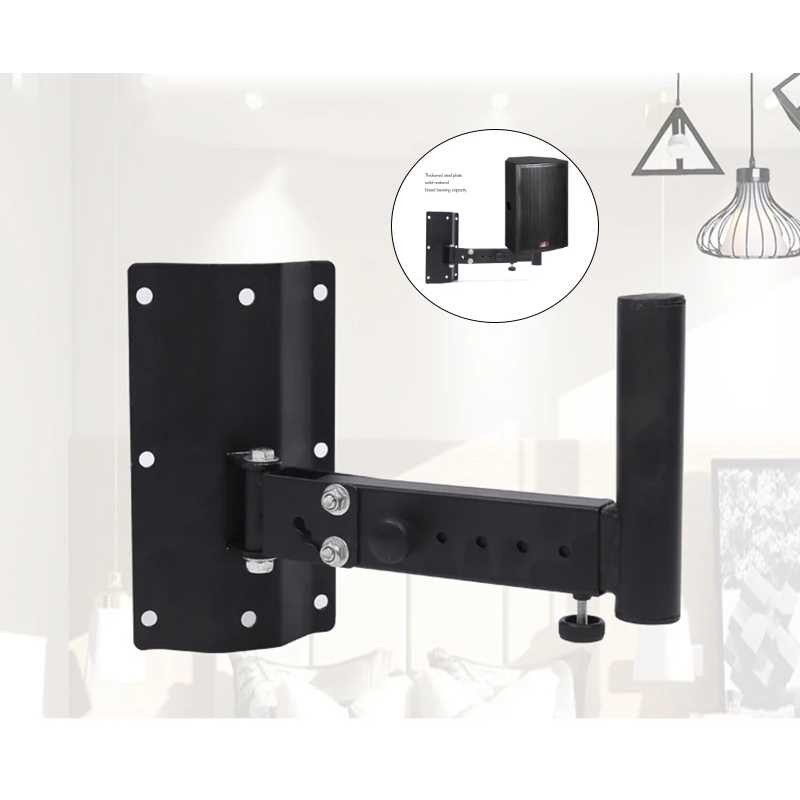 

Braket Speaker Teleskopik Pemasangan di Dinding 2 PCS Wall Mount Telescopic Wall Mount Speaker Bracket 2 PCS Warna Hitam