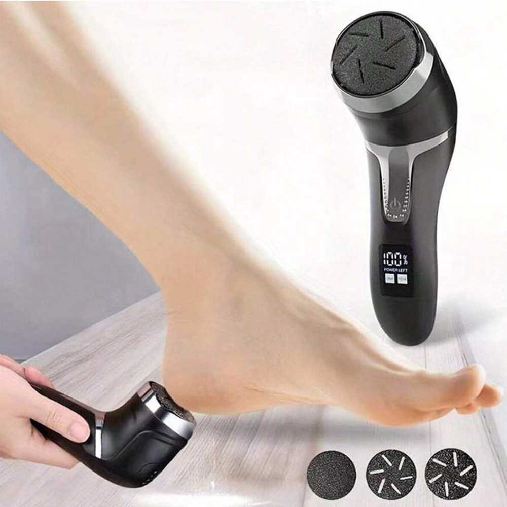 

Penggosok Tumit Kaki Elektrik Pedikur Penggosok Kaki 6W Electric Foot Heel Smoother Pedicure Foot Scrubber 6W Warna Hitam