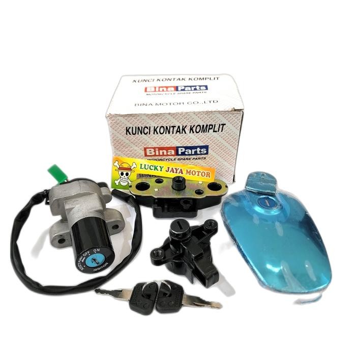 PREMIUM Kunci Kontak Thunder 125 Lama New Assy komplit plus kunci tangki Jok