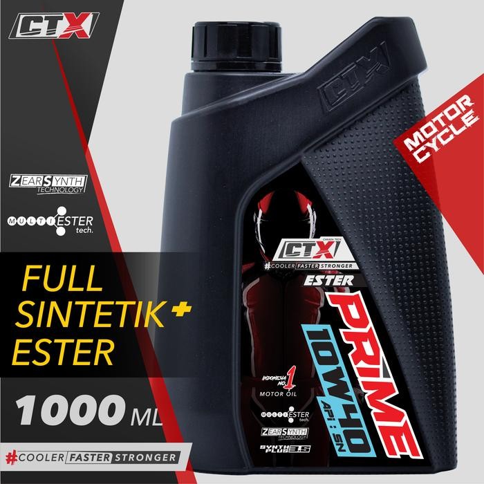 PREMIUM CTX Ester Prime 10w40 - oli racing MOGE full sintetik ester