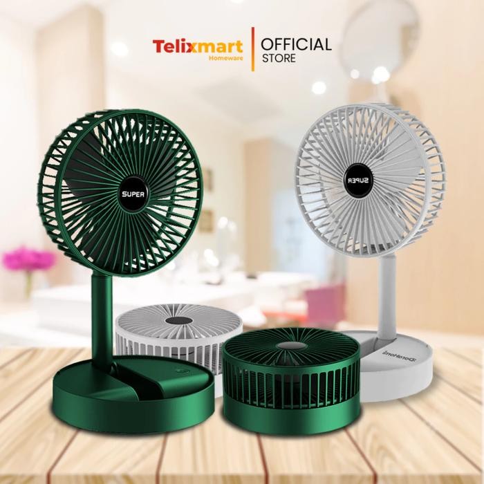 PREMIUM [BISA COD] Kipas Agin Mini Lipat Portable berdiri/meja portable kecil, mini portabel low